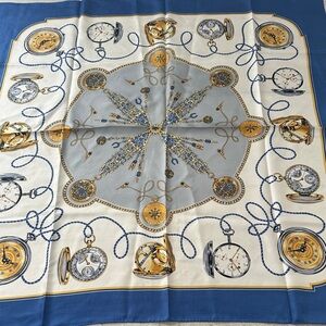 Vintage Rolex Silk Pocket Watch Scarf 36x36